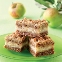 Sour Cream Apple Bars Recipe | Land O’Lakes image