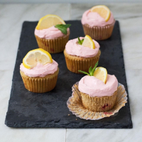Strawberry Lemonade Cupcakes Recipe | EatingWell image