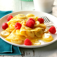 Banana Crepes Recipe: How to Make It - Taste of Home image