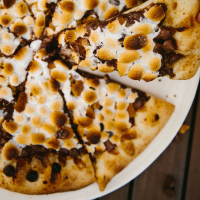 Grilled S'mores Pizza Recipe | Allrecipes image
