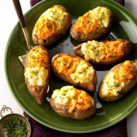 Two-Tone Baked Potatoes Recipe: How to Make It image