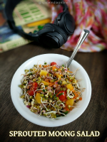 Sprouted Moong Salad - Sprout Salad Recipe - Healthy Mung ... image