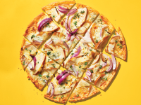 Gluten-Free Blue Cheese & Pear Pizza | Hy-Vee image