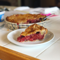Rhubarb and Strawberry Pie Recipe | Allrecipes image