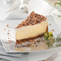 Toffee Crunch Cheesecake Recipe: How to Make It image
