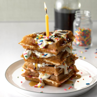 Birthday Cake Waffles Recipe: How to Make It image