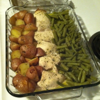 CHICKEN GREEN BEANS AND POTATOES WITH RANCH SEASONING RECIPES