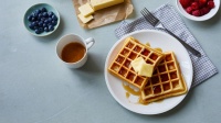 Easy Waffles Recipe | Martha Stewart image