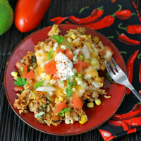 Cheesy Pork Taco Rice Recipe | Allrecipes image
