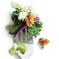 Apple-Walnut Kale Salad Recipe | MyRecipes image