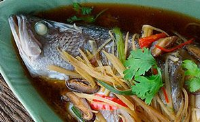 Chinese New Year: Steamed Chinese Fish Recipe | Easy ... image