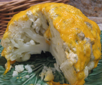 Cauliflower With Lemon Mayonnaise-Cheddar Crust Recipe ... image