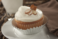 Almond-Kissed Cupcakes | MrFood.com image