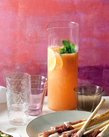Sparkling Strawberry Cocktail Recipe | Martha Stewart image