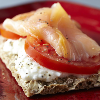 Smoked Salmon Cracker Recipe | EatingWell image
