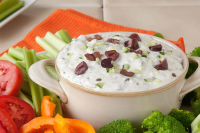 Lentil-Cucumber-Olive Garden Dip Recipe | Hidden Valley® Ranch image