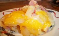 Ham & Cheese Potatoes Recipe - Food.com image