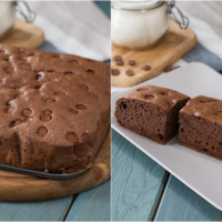 Chocolate Castella Cake Recipe image