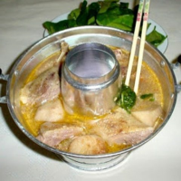 Duck and Preserved Bean Curd Hot Pot - Cambodian Recipes image