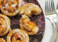 Peach Cinnamon Rolls | Just A Pinch Recipes image