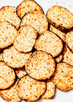 Cheesy Slice-and-Bake Crackers Recipe | Bon Appétit image