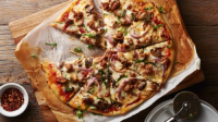 Sausage Mushroom Pizza Recipe - Pillsbury.com image