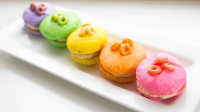 Rainbow Macarons Recipe - Tablespoon.com image