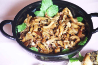 Simple Buttery Oyster Mushroom Recipe | The Winged Fork image
