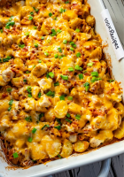 Chicken Bacon Ranch Casserole With Potatoes - 100k-Recipes image