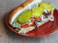 Slow Cooker Roast Beef Po'Boys | Just A Pinch Recipes image