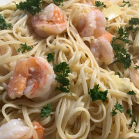 Shrimp and Artichoke Linguine Recipe | Allrecipes image
