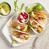 Chipotle Fish Tacos Recipe | MyRecipes image