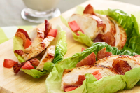 Ranch Chicken and Bacon Lettuce Wraps - Hidden Valley image