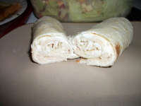 Chicken wrap with cucumber cream cheese | Just A Pinch Recipes image