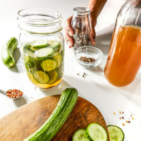 Hot & sweet pickles | Recipes | WW USA image