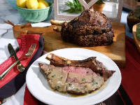 Prime Rib with Beef Gravy Recipe | Katie Lee Biegel | Food ... image