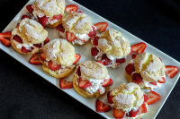 Strawberry Cream Puffs | Just A Pinch Recipes image