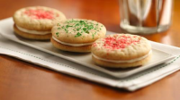 Christmas Sugar Cookie Sandwich Cookies Recipe - Pillsbury.com image