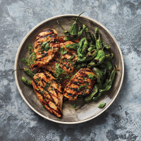 Grilled chicken with shishito peppers | Recipes | WW USA image