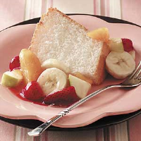 Angel Food Cake with Fruit Recipe: How to Make It image