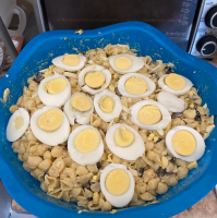 HOW MANY GALLONS OF MACARONI SALAD FOR 100 RECIPES