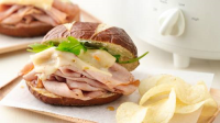 Slow-Cooker Ham Sandwiches Recipe - BettyCrocker.com image