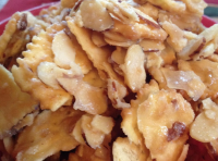 Ritz Chips and Almonds Brickle | Just A Pinch Recipes image