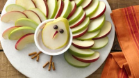 Thanksgiving Turkey Fruit and Yogurt Dip Recipe ... image