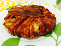 Bacon Potato Cheddar Tart Recipe - Food.com image