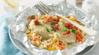 Chicken and Rice Casserole Foil Packs Recipe ... image