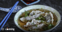Easy Chinese pork and watercress dumplings (sui gau ... image
