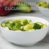 Smashed Cucumber Salad Recipe by Tasty image