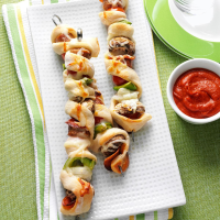 Pizza on a Stick Recipe: How to Make It - Taste of Home image