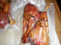 State Fair Smoked Turkey Legs | Just A Pinch Recipes image
